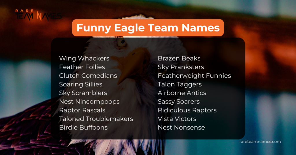 Funny Eagle Team Names