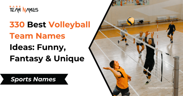 330 Best Volleyball Team Names Ideas Funny, Fantasy & Unique