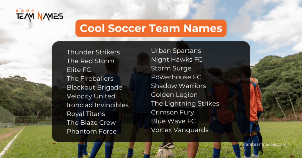 Cool Soccer Team Names