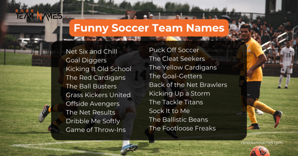 Funny Soccer Team Names