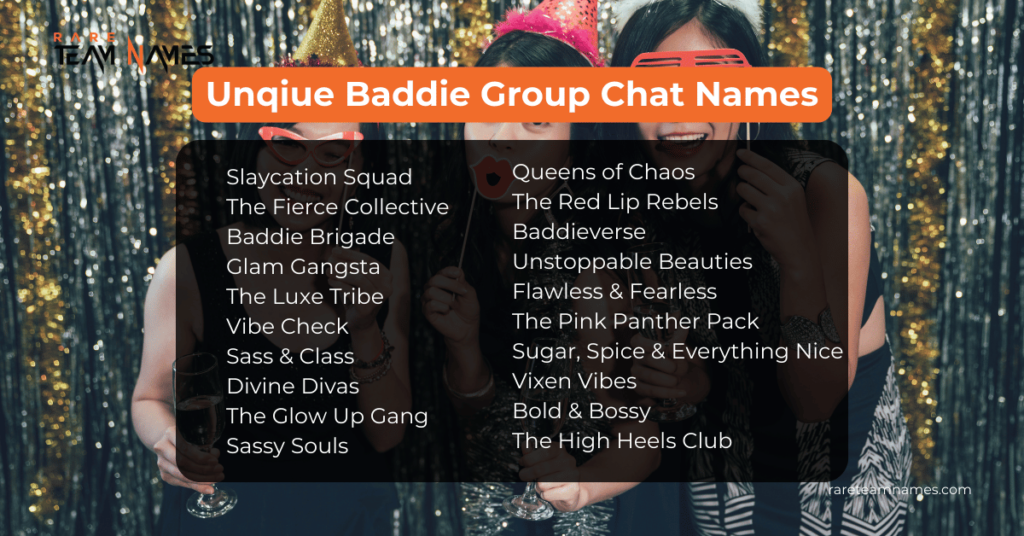 Unique Baddie Group Chat Names