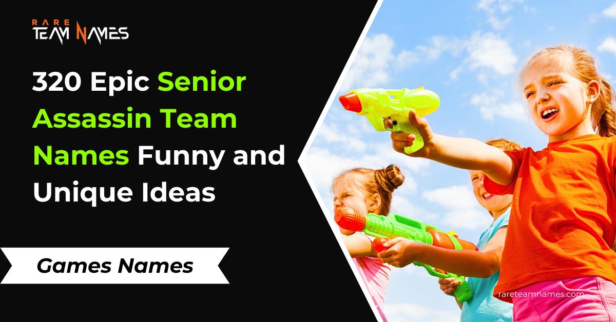 320 Epic Senior Assassin Team Names Funny and Unique Ideas