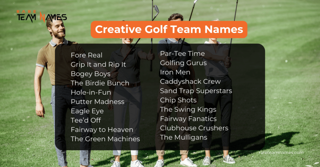 Creative Golf Team Names