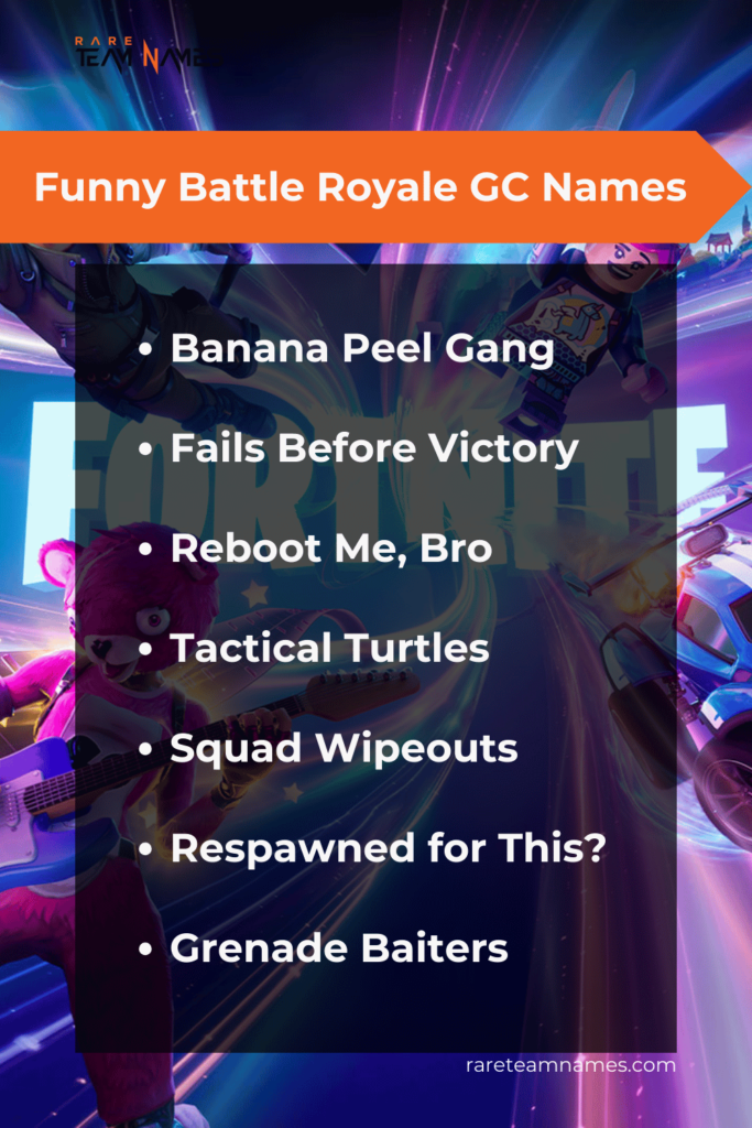 Funny Battle Royale GC Names