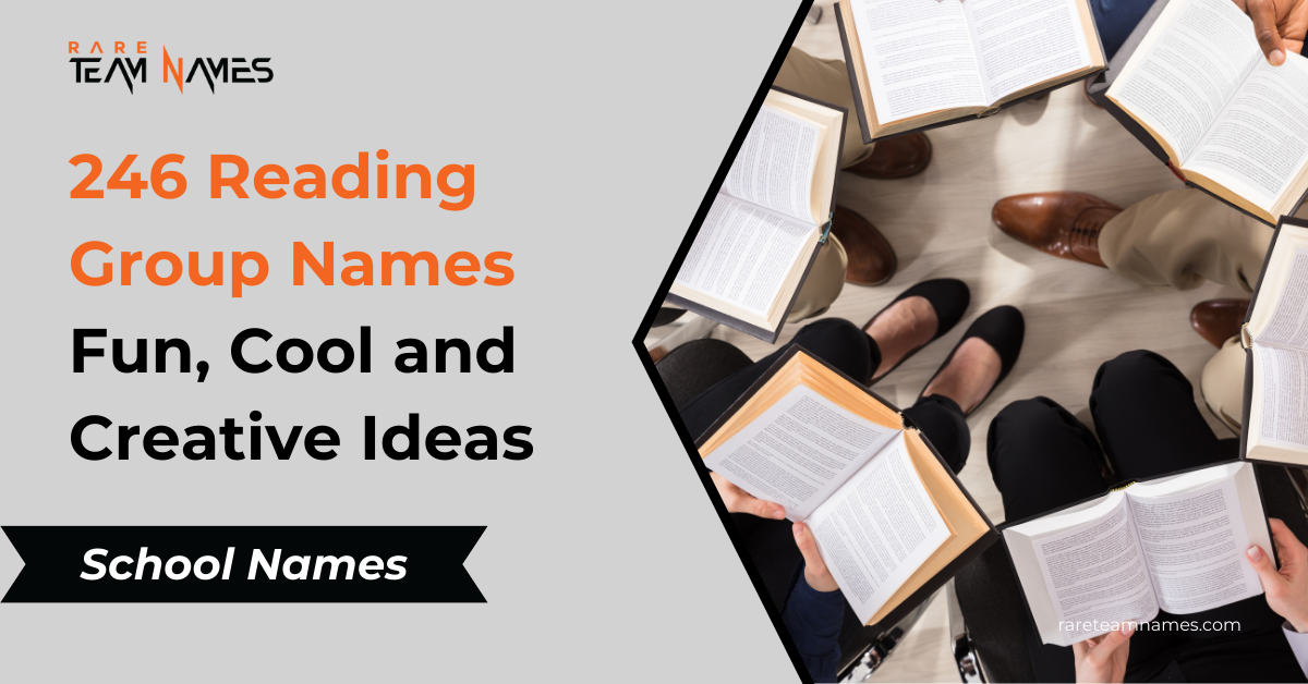 246 Reading Group Names Fun, Cool and Creative Ideas