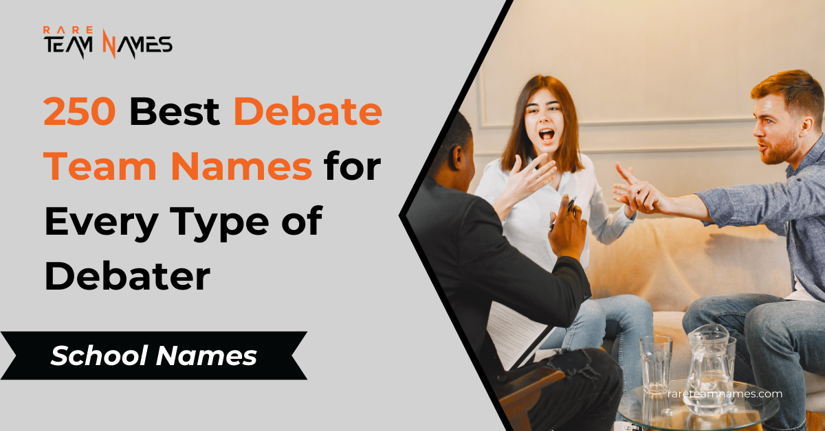 250 Best Debate Team Names for Every Type of Debater