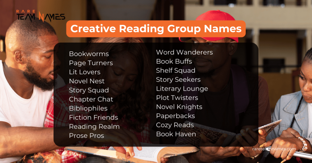 Creative Reading Group Names