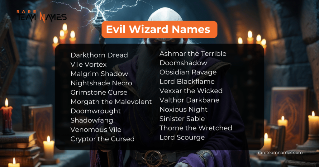 Evil Wizard Names