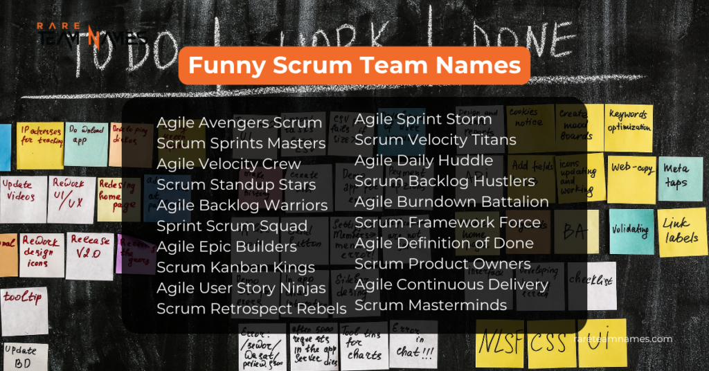 Funny Scrum Team Names