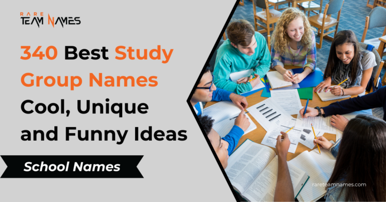 340 Best Study Group Names Cool, Unique and Funny Ideas